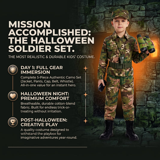 Kids Soldier Costume