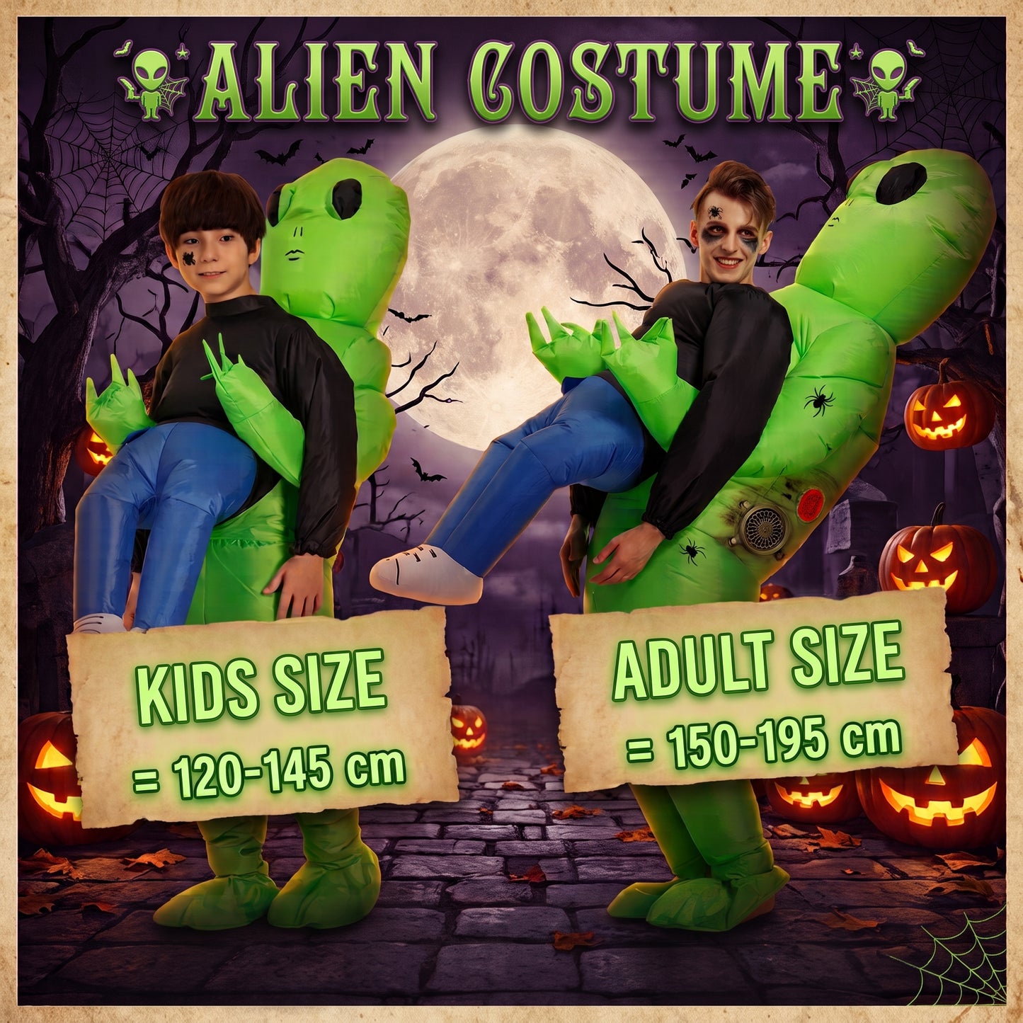 Alien Inflatable Costume for Adults and Kids