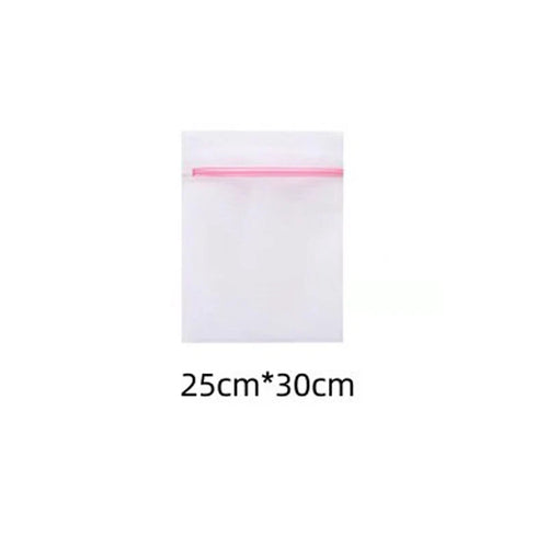 Wholesale 1/2/5PC Washing Bag Clothes Storage Pouch Pink Zipper Durable Large Capacity Delicate Lingerie Fine Mesh Laundry Bags
